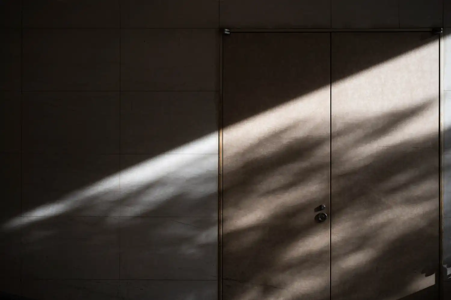 Light passing through door