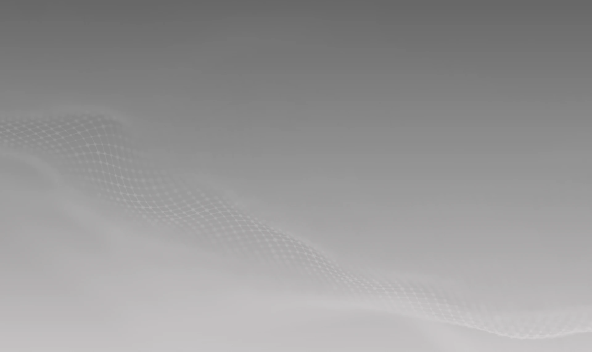 A soft grey background shows a flowing wave made of small dots. The image reflects Dot&’s advisory, executive intelligence, and cybersecurity services.